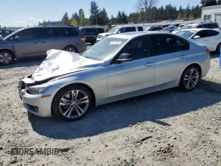 2015 BMW 3 Series 328i with VIN WBA3A5G51FNS87608, listed as a Copart auction lot 53119765 with 92,287 mi miles and Salvage Title. Bid and sale history available at carsss.com. Image 1.