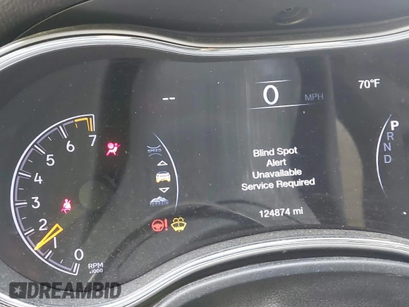 2018 Jeep Grand Cherokee Limited with VIN 1C4RJFBG0JC144620, listed as a IAAI auction lot 42018572 with 124,874 mi miles and . Bid and sale history available at DreamBid. Image 7.