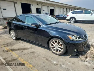 2011 Lexus IS 250 with VIN JTHCF5C28B5044712, listed as a Copart auction lot 62860335 with 126,814 mi miles and Salvage title. Bid and sale history available at DreamBid. Image 4.