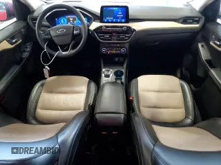 2021 Ford Escape Titanium Hybrid with VIN 1FMCU9DZ0MUB17327, listed as a Copart auction lot 56545325 with 36,368 mi miles and Salvage title. Bid and sale history available at DreamBid. Image 8.