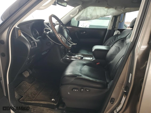 2015 Infiniti QX80 with VIN JN8AZ2NF6F9574212, listed as a Copart auction lot 48471245 with 128,628 mi miles and Salvage Title. Bid and sale history available at carsss.com. Image 7.