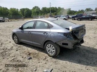 2018 Hyundai Accent SEL with VIN 3KPC24A3XJE007540, listed as a Copart auction lot 52873853 with 76,039 mi miles. Bid and sale history available at carsss.com. Image 2.
