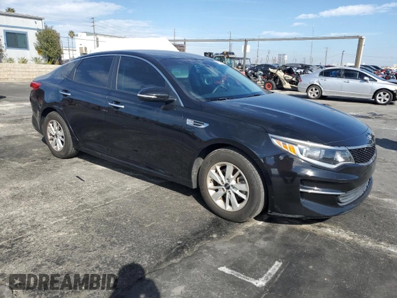 2016 Kia Optima LX with VIN 5XXGT4L38GG028477, listed as a Copart auction lot 46184195 with 80,024 mi miles and Salvage Title. Bid and sale history available at carsss.com. Image 4.