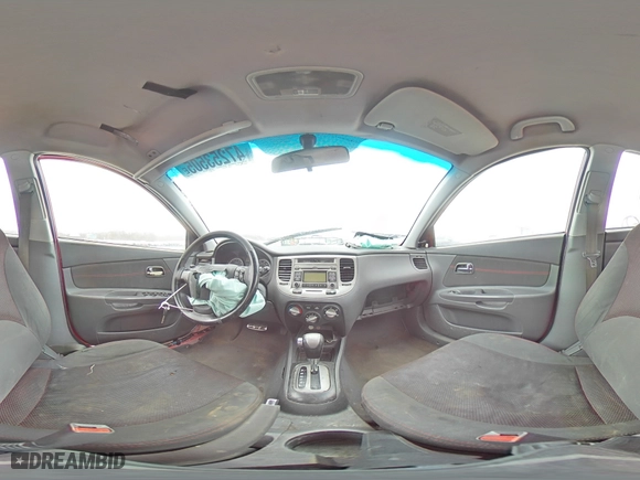 2009 Kia Rio SX with VIN KNADE223696556777, listed as a Copart auction lot 47253505 with 0 mi miles and Salvage Title. Bid and sale history available at carsss.com. Image 12.