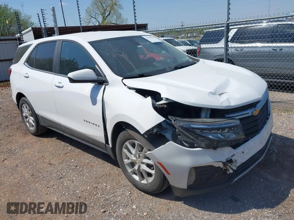 2022 Chevrolet Equinox LT with VIN 3GNAXKEV4NL286713, listed as a IAAI auction lot 42010289 with 87,278 mi miles. Bid and sale history available at carsss.com. Image 1.