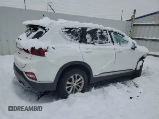 2019 Hyundai Santa Fe SE with VIN 5NMS2CAD9KH102793, listed as a Copart auction lot 43292245 with 160,903 mi miles and Salvage Title. Bid and sale history available at DreamBid. Image 3.