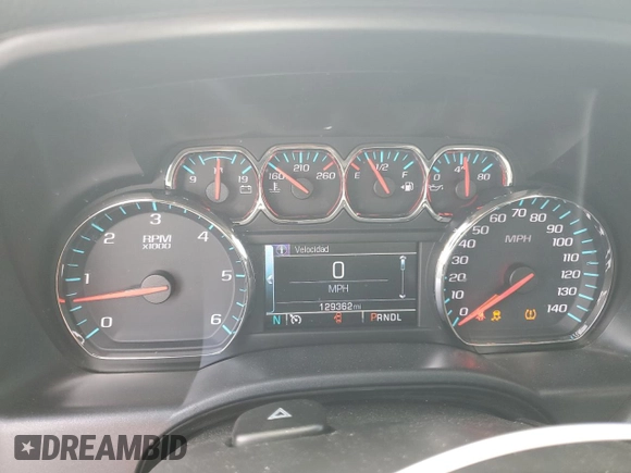 2018 Chevrolet Silverado 1500 LT with VIN 1GCRCREC1JZ354936, listed as a Copart auction lot 50747775 with 129,362 mi miles and Salvage Title. Bid and sale history available at DreamBid. Image 9.