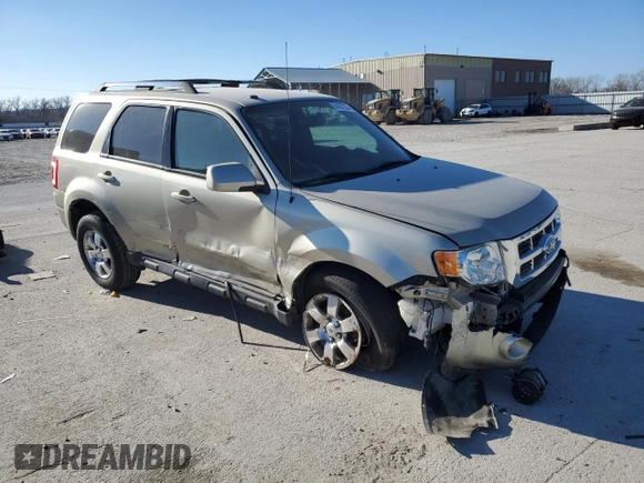2012 Ford Escape Limited with VIN 1FMCU0EG6CKB95419, listed as a Copart auction lot 84207334 with 80,486 mi miles and Salvage Title. Bid and sale history available at DreamBid. Image 4.