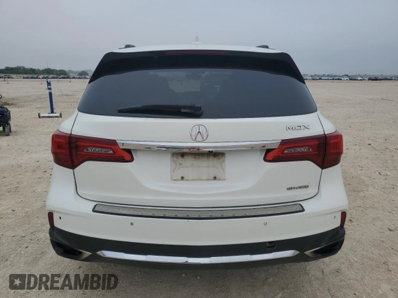 2017 Acura MDX Advance with VIN 5FRYD4H88HB032716, listed as a Copart auction lot 54551095 with 210,131 mi miles and Clean Title. Bid and sale history available at DreamBid. Image 6.