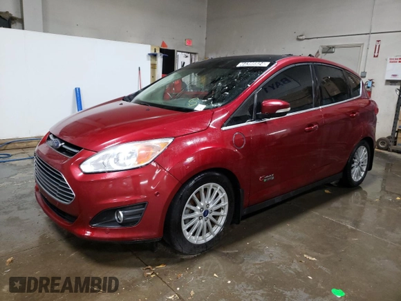 2016 Ford C-Max Energi SEL with VIN 1FADP5CU1GL120817, listed as a Copart auction lot 44395924 with 86,255 mi miles. Bid and sale history available at carsss.com. Image 1.