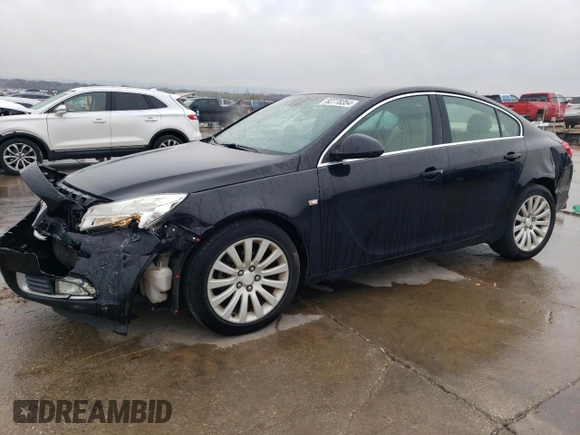 2011 Buick Regal CXL RL1 with VIN 2G4GN5EC8B9174743, listed as a Copart auction lot 82770354 with 131,038 mi miles and Salvage Title. Bid and sale history available at DreamBid. Image 1.