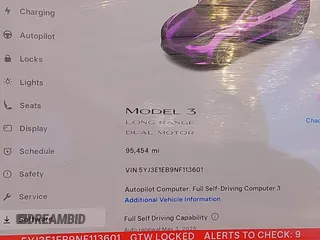 2022 Tesla Model 3 Long Range z VIN 5YJ3E1EB9NF113601, wystawiony jako IAAI lot #42173612 z przebiegiem 95 454 mil mil oraz . Historia ofert i sprzedaży dostępna na DreamBid. Obrazek 15.
