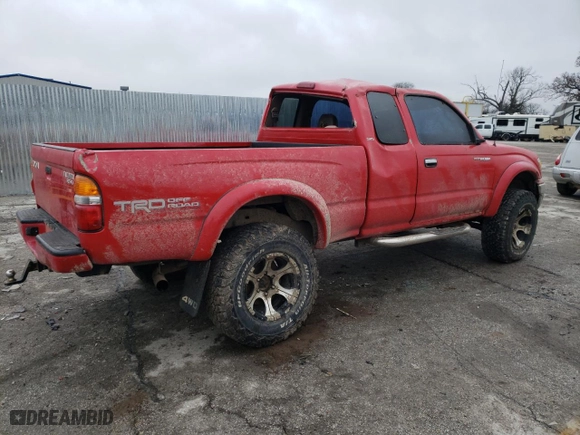 2003 Toyota Tacoma with VIN 5TEWN72N03Z215489, listed as a Copart auction lot 44384595 with 248,968 mi miles and Salvage Title. Bid and sale history available at carsss.com. Image 3.