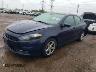2015 Dodge Dart SXT z VIN 1C3CDFBB0FD319634, wystawiony jako Copart lot #58051875 z przebiegiem 120 723 mil mil oraz Szkoda całkowita • Salvage title. Historia ofert i sprzedaży dostępna na DreamBid. Obrazek 1.