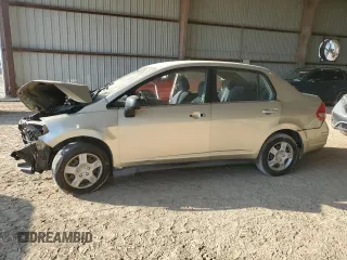 2008 Nissan Versa 1.8 S with VIN 3N1BC11E68L377692, listed as a Copart auction lot 68362264 with 0 mi miles and Salvage Title. Bid and sale history available at carsss.com. Image 1.