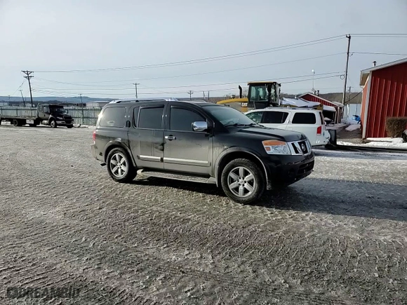 2010 Nissan Armada Platinum with VIN 5N1AA0NE0AN611748, listed as a Copart auction lot 42952515 with 223,073 mi miles and Salvage Title. Bid and sale history available at carsss.com. Image 12.