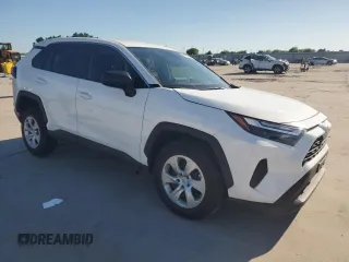 2023 Toyota RAV4 LE z VIN 2T3H1RFV2PW260008, wystawiony jako Copart lot #54177865 z przebiegiem 20 360 mil mil oraz Szkoda całkowita • Salvage title. Historia ofert i sprzedaży dostępna na DreamBid. Obrazek 4.