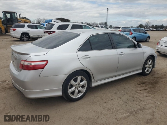2009 Toyota Camry with VIN 4T1BE46K29U403697, listed as a Copart auction lot 44398115 with 124,226 mi miles and Salvage Title. Bid and sale history available at carsss.com. Image 3.