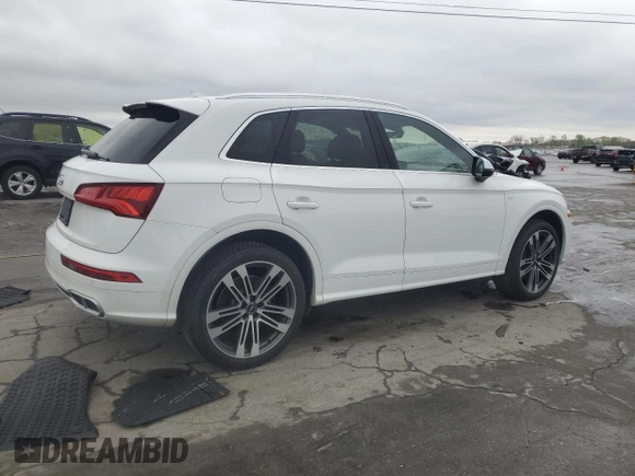 2018 Audi SQ5 Prestige with VIN WA1C4AFY3J2224433, listed as a Copart auction lot 50396395 with 68,916 mi miles and Salvage Title. Bid and sale history available at carsss.com. Image 3.