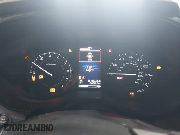 2021 Subaru Impreza with VIN 4S3GKAB64M3601075, listed as a IAAI auction lot 42530164 with 90,522 mi miles and . Bid and sale history available at DreamBid. Image 7.