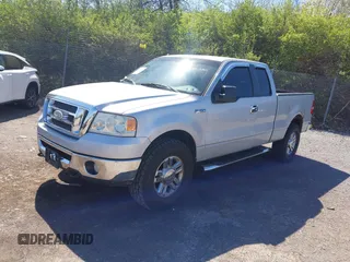 2008 Ford F-150 XLT with VIN 1FTPX14578FB55370, listed as a IAAI auction lot 41986911 with 121,763 mi miles. Bid and sale history available at carsss.com. Image 2.