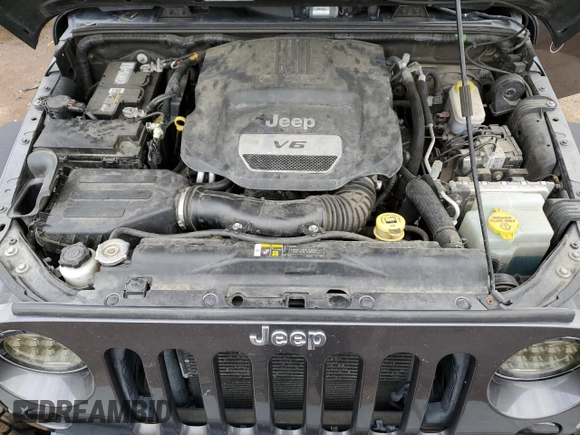 2018 Jeep Wrangler JK Unlimited Sport S with VIN 1C4BJWDG9JL938689, listed as a Copart auction lot 80713534 with 118,101 mi miles and Salvage Title. Bid and sale history available at carsss.com. Image 11.