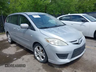 2008 Mazda 5 Sport with VIN JM1CR293380314345, listed as a IAAI auction lot 42156882 with 127,703 mi miles. Bid and sale history available at carsss.com. Image 1.