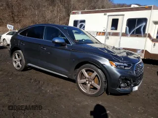 2022 Audi SQ5 Sportback Premium with VIN WA114AFY9N2099290, listed as a Copart auction lot 43621694 with 18,257 mi miles and . Bid and sale history available at DreamBid. Image 4.