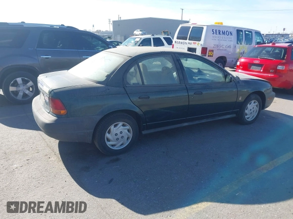 1998 Saturn SL with VIN 1G8ZF5287WZ294842, listed as a IAAI auction lot 41726012 with 170,385 mi miles. Bid and sale history available at carsss.com. Image 4.