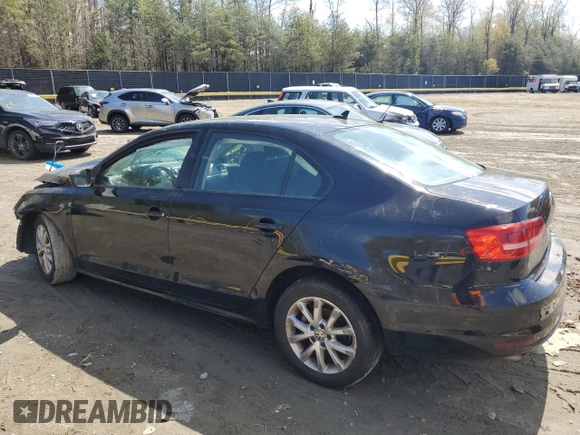 2015 Volkswagen Jetta SE z VIN 3VWD07AJ4FM258784, wystawiony jako Copart lot #51869545 z przebiegiem 125 791 mil mil oraz Szkoda całkowita • Salvage title. Historia ofert i sprzedaży dostępna na DreamBid. Obrazek 2.