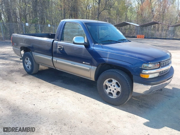 2001 Chevrolet Silverado 1500 with VIN 1GCEK14T31E300100, listed as a IAAI auction lot 41977664 with 193,742 mi miles. Bid and sale history available at carsss.com. Image 1.