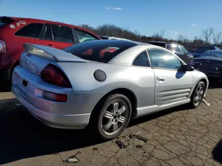 2001 Mitsubishi Eclipse GT with VIN 4A3AC84H81E054335, listed as a Copart auction lot 83386284 with 99,954 mi miles and Salvage Title. Bid and sale history available at carsss.com. Image 3.