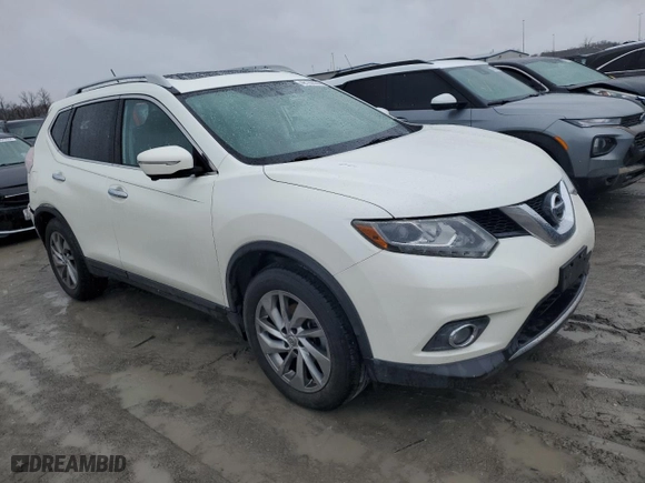 2015 Nissan Rogue SV with VIN 5N1AT2MT6FC780228, listed as a Copart auction lot 46169534 with 102,371 mi miles and Salvage Title. Bid and sale history available at carsss.com. Image 4.