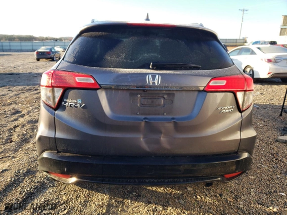 2022 Honda HR-V Sport with VIN 3CZRU6H11NM724791, listed as a Copart auction lot 48408155 with 52,833 mi miles and Salvage Title. Bid and sale history available at carsss.com. Image 6.