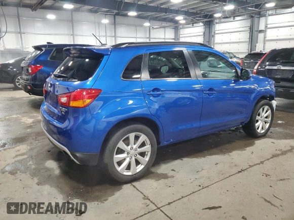 2015 Mitsubishi Outlander Sport 2.4 GT with VIN 4A4AR4AW9FE033894, listed as a Copart auction lot 87880505 with 73,760 mi miles and Salvage Title. Bid and sale history available at carsss.com. Image 3.