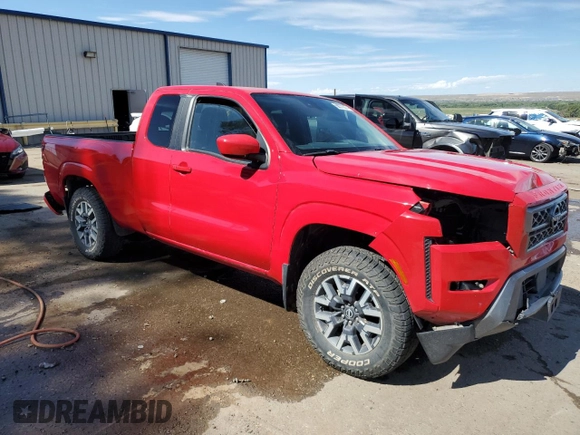 2022 Nissan Frontier S with VIN 1N6ED1CM5NN614483, listed as a Copart auction lot 68372074 with 31,547 mi miles and Salvage Title. Bid and sale history available at carsss.com. Image 4.