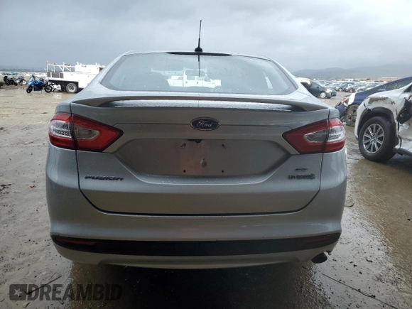 2016 Ford Fusion SE Hybrid with VIN 3FA6P0LU8GR261476, listed as a Copart auction lot 45362235 with 164,507 mi miles and Salvage Title. Bid and sale history available at carsss.com. Image 6.