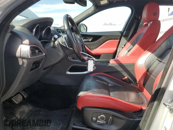 2018 Jaguar F-Pace S z VIN SADCM2FV9JA295115, wystawiony jako Copart lot #53657865 z przebiegiem 165 940 mil mil oraz Szkody całkowita. Historia ofert i sprzedaży dostępna na DreamBid. Obrazek 7.