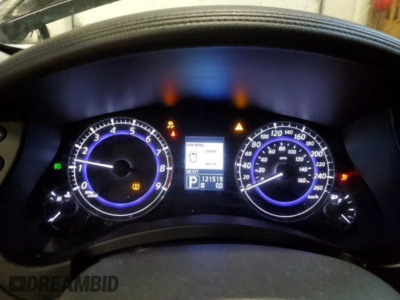 2014 Infiniti QX50 Journey with VIN JN1BJ0HR8EM190268, listed as a Copart auction lot 43971245 with 121,519 mi miles and Salvage Title. Bid and sale history available at carsss.com. Image 9.