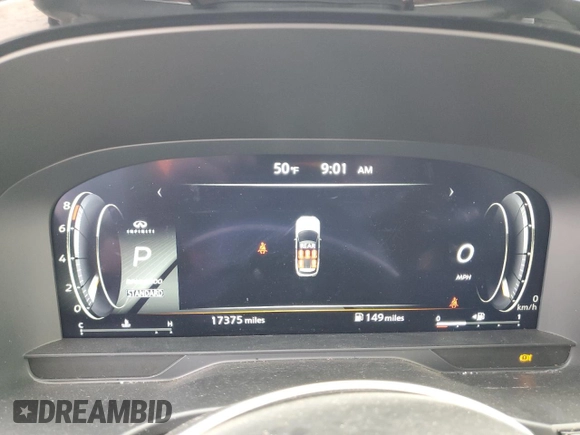 2024 Infiniti QX60 Luxe с VIN 5N1DL1FR5RC355788, выставлен на аукционе Copart как лот 44024865 с пробегом 17 375 миль миль и Списание • Salvage title. История ставок и продаж доступна на DreamBid. Изображение 9.