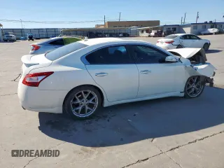 2011 Nissan Maxima SV with VIN 1N4AA5APXBC855595, listed as a Copart auction lot 49294615 with Not Provided miles and Salvage Title. Bid and sale history available at DreamBid. Image 3.