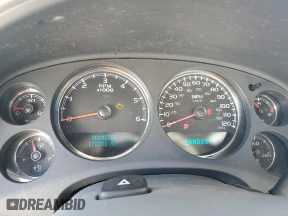 2007 Chevrolet Avalanche 3LT with VIN 3GNFK12357G269979, listed as a Copart auction lot 76563914 with 170,333 mi miles and Clean Title. Bid and sale history available at DreamBid. Image 9.