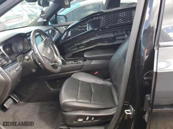 2021 Cadillac XT6 Sport with VIN 1GYKPGRS4MZ108084, listed as a Copart auction lot 75632384 with 0 mi miles and Salvage Title. Bid and sale history available at carsss.com. Image 7.