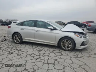 2018 Hyundai Sonata SEL with VIN 5NPE34AFXJH632824, listed as a Copart auction lot 45032625 with Not Provided miles and Salvage Title. Bid and sale history available at DreamBid. Image 4.