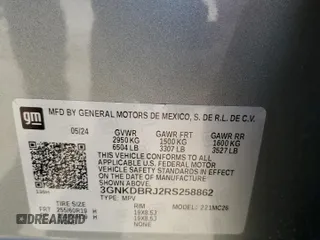 2024 Chevrolet Blazer EV eAWD LT z VIN 3GNKDBRJ2RS258862, wystawiony jako Copart lot #74804534 z przebiegiem 3 mil mil oraz Szkody całkowita. Historia ofert i sprzedaży dostępna na DreamBid. Obrazek 13.