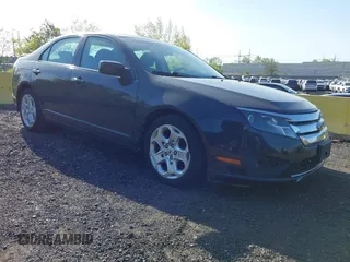 2010 Ford Fusion SE with VIN 3FAHP0HA5AR282574, listed as a IAAI auction lot 42148587 with 108,554 mi miles. Bid and sale history available at carsss.com. Image 1.