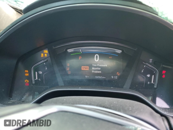 2022 Honda CR-V EX-L with VIN 5J6RT6H85NL005805, listed as a Copart auction lot 52603345 with 164,362 mi miles and Salvage Title. Bid and sale history available at DreamBid. Image 9.