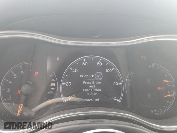 2018 Jeep Grand Cherokee Sterling Edition with VIN 1C4RJFBG1JC280500, listed as a Copart auction lot 50060985 with 68,280 mi miles and Salvage Title. Bid and sale history available at carsss.com. Image 9.