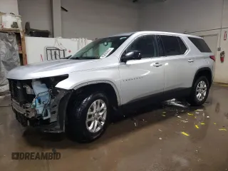 2018 Chevrolet Traverse LS with VIN 1GNERFKW8JJ268474, listed as a Copart auction lot 45890655 with 139,786 mi miles and Salvage Title. Bid and sale history available at carsss.com. Image 1.