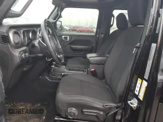 2019 Jeep Wrangler Unlimited Sport with VIN 1C4HJXDG8KW603584, listed as a Copart auction lot 86677784 with 85,182 mi miles and Salvage title. Bid and sale history available at DreamBid. Image 7.